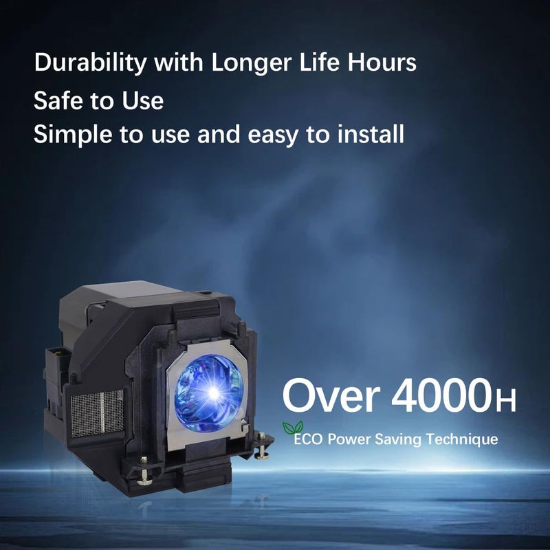 SORNEICDR مصباح بديل لجهاز العرض EP97 متوافق مع EPSON V13H010L97 VS260 Powerlite Home Cinema 2200/2250/U50 880 EB-U50 EX3280 EX5280 EX9230 EB-FH52 EB-FH06 EB-W51 EB-W50 EB-X50 - Image 4